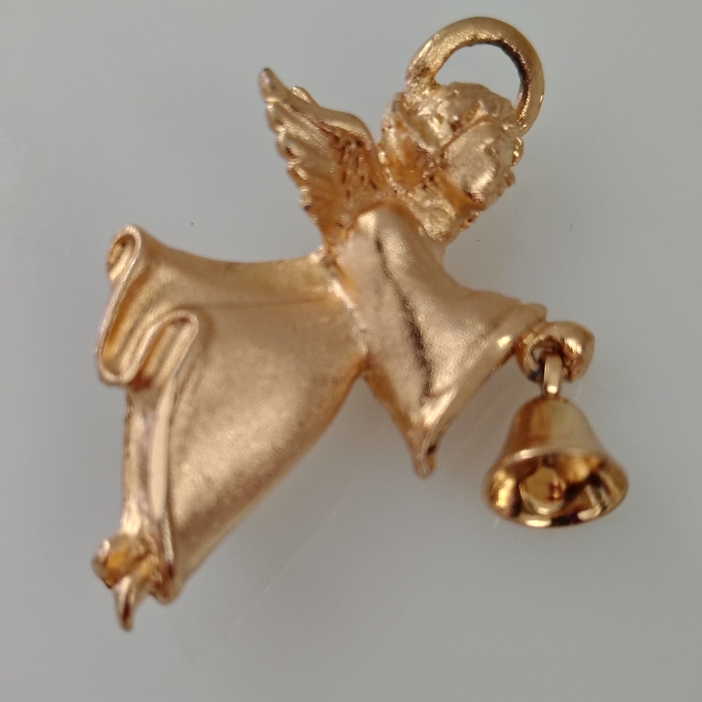 Angel Pendant with Bell